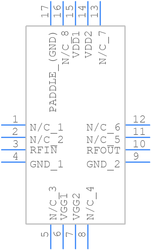 HMC902LP3E - Analog Devices - PCB symbol