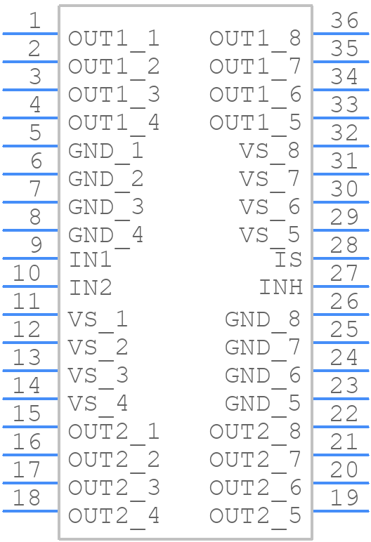 BTM7752G - Infineon - PCB symbol