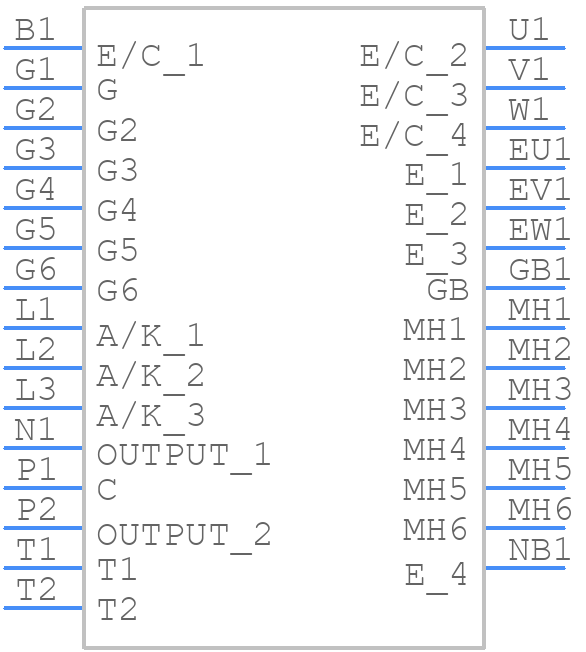 FP15R06W1E3_B11 - Infineon - PCB symbol