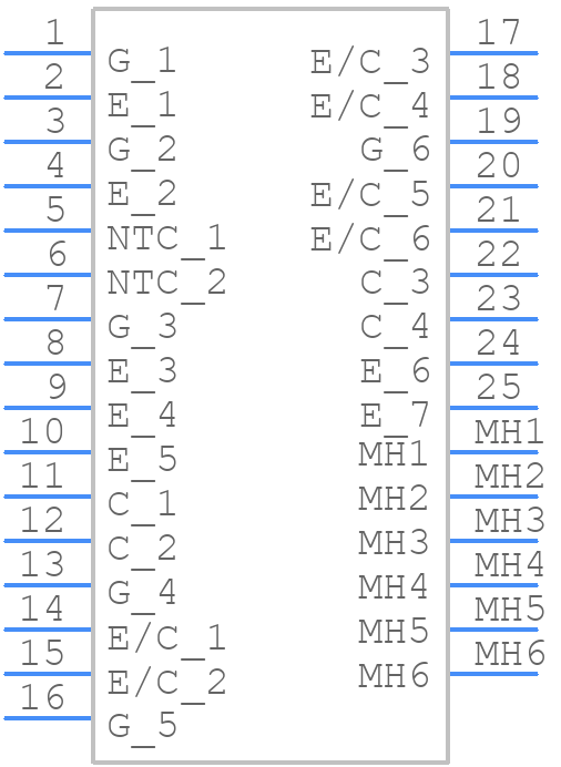 FS100R07N2E4_B11 - Infineon - PCB symbol