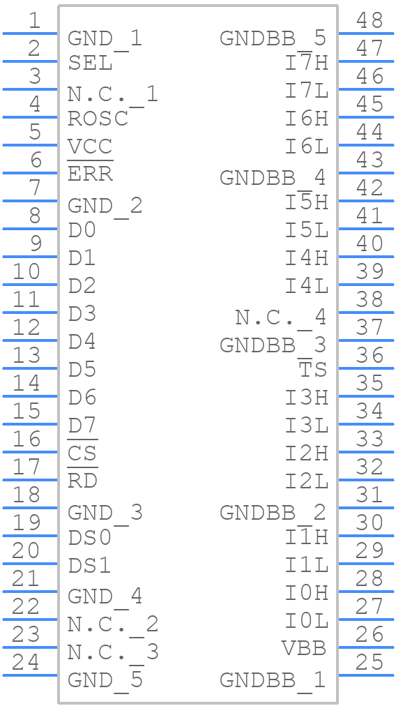 ISO1I811T - Infineon - PCB symbol