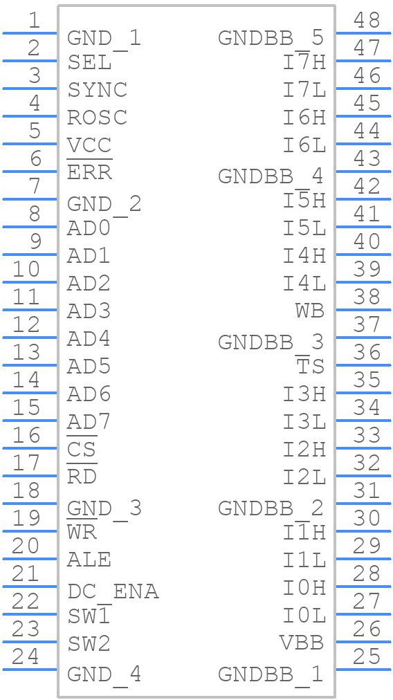 ISO1I813T - Infineon - PCB symbol