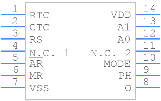 HEF4541BT,512 - Nexperia - PCB symbol