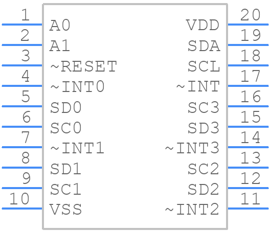 PCA9545AD,112 - Nexperia - PCB symbol
