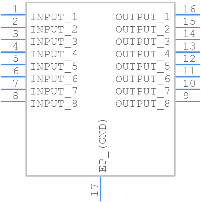 EMIF08-LCD04M16 - STMicroelectronics - PCB symbol