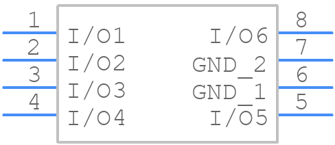 ITA6V1U1RL - STMicroelectronics - PCB symbol