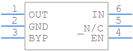 LDK120PU30R - STMicroelectronics - PCB symbol