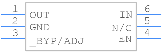 LDK130PU15R - STMicroelectronics - PCB symbol