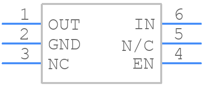 LDK130PU32R - STMicroelectronics - PCB symbol