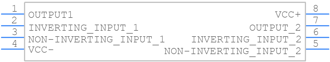 LF353DT - STMicroelectronics - PCB symbol