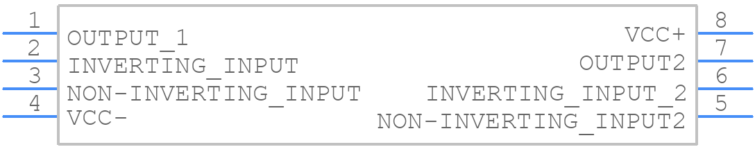 LM258WYPT - STMicroelectronics - PCB symbol