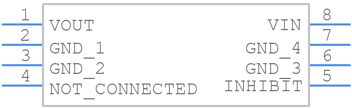 LM2931AD50R - STMicroelectronics - PCB symbol