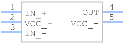 LMV331ICT - STMicroelectronics - PCB symbol