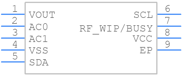 M24LR04E-RMC6T/2 - STMicroelectronics - PCB symbol
