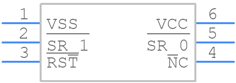 SR2LABU - STMicroelectronics - PCB symbol