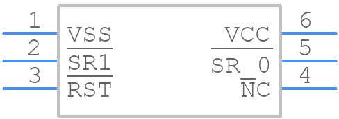 SR2UARU - STMicroelectronics - PCB symbol