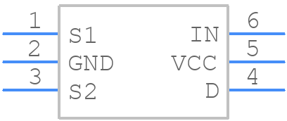 STG3157CTR - STMicroelectronics - PCB symbol