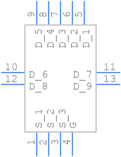 STL90N3LLH6 - STMicroelectronics - PCB symbol