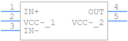 TSV611ILT - STMicroelectronics - PCB symbol