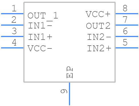TSZ122IQ2T - STMicroelectronics - PCB symbol
