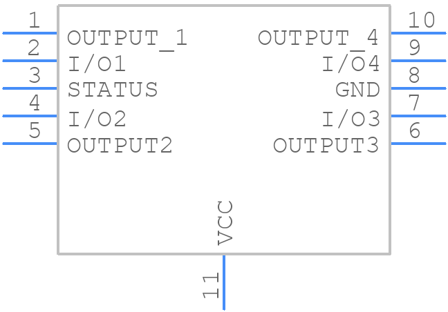 VNQ860SP-E - STMicroelectronics - PCB symbol