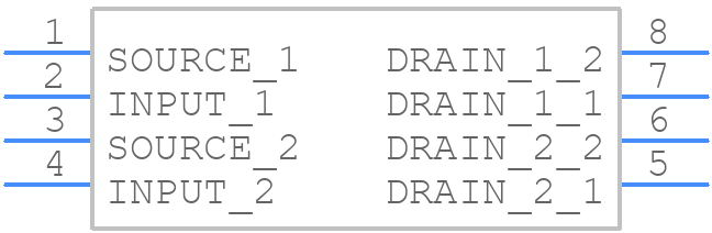 VNS3NV04DP-E - STMicroelectronics - PCB symbol
