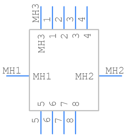 19428-0013 - Molex - PCB symbol