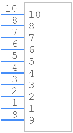 43650-0819 - Molex - PCB symbol