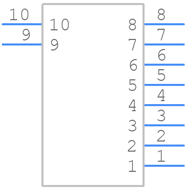 43650-0821 - Molex - PCB symbol
