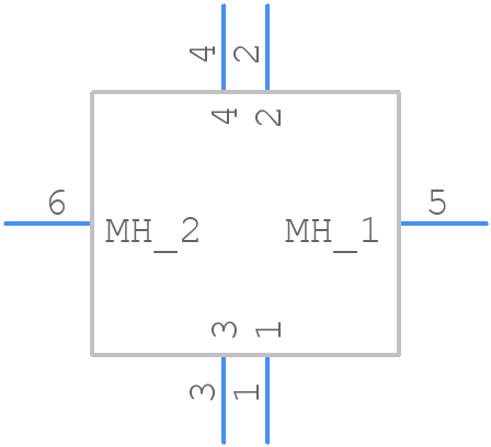 43860-0012 - Molex - PCB symbol