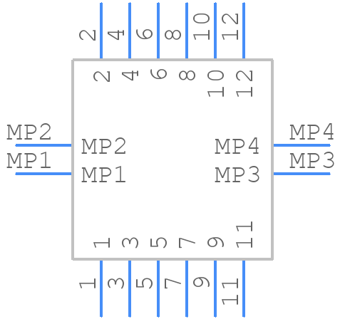 55909-9974 - Molex - PCB symbol