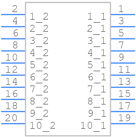 87437-1043 - Molex - PCB symbol