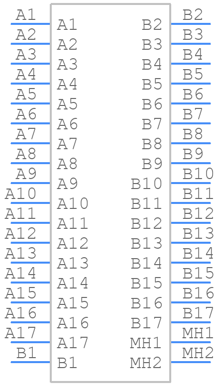 1-1827872-7 - TE Connectivity - PCB symbol