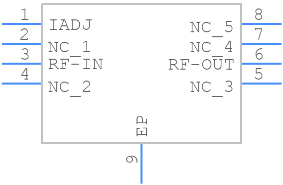 PMA2-123LN5+ - Mini-Circuits - PCB symbol