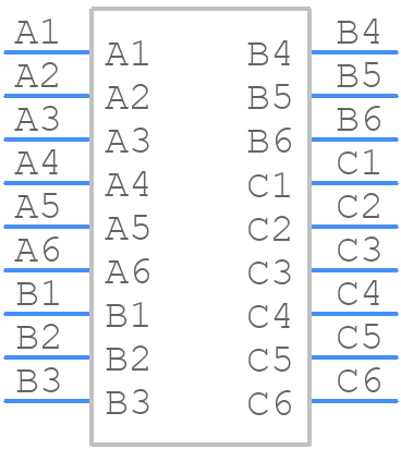 120943-1 - TE Connectivity - PCB symbol