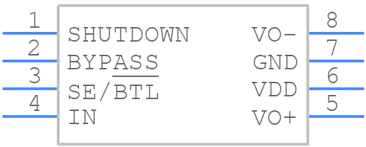TPA311DRG4 - Texas Instruments - PCB symbol