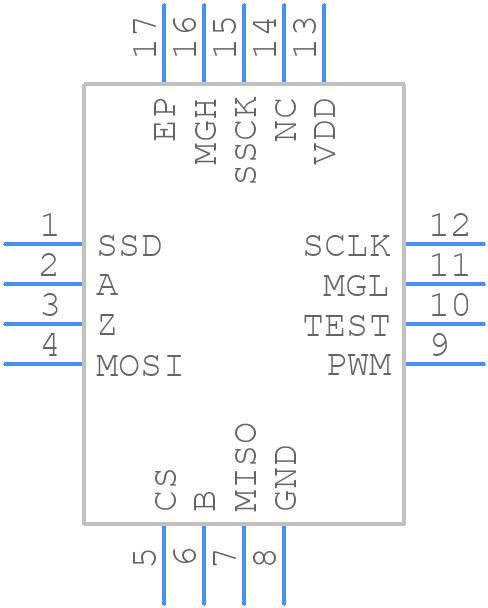 MA710GQ-Z - Monolithic Power Systems (MPS) - PCB symbol