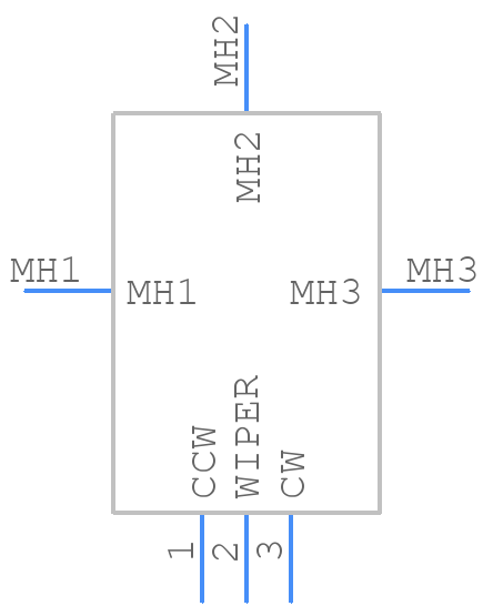 17PCSA474MC19P - TE Connectivity - PCB symbol