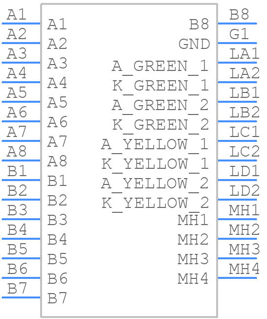 1888653-4 - TE Connectivity - PCB symbol