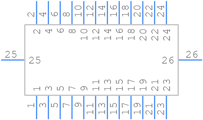 2-1734742-4 - TE Connectivity - PCB symbol