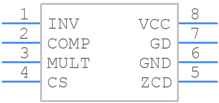 L6562ADTR - STMicroelectronics - PCB symbol
