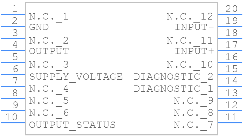 TDE1898CFP - STMicroelectronics - PCB symbol
