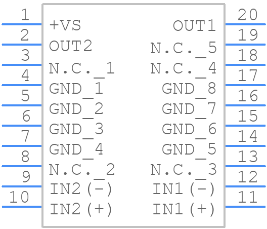L2726 - STMicroelectronics - PCB symbol