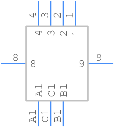 DPL12SV2424A25K2 - TE Connectivity - PCB symbol