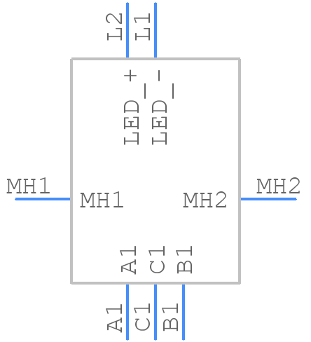DPL12SVN24A21F1 - TE Connectivity - PCB symbol