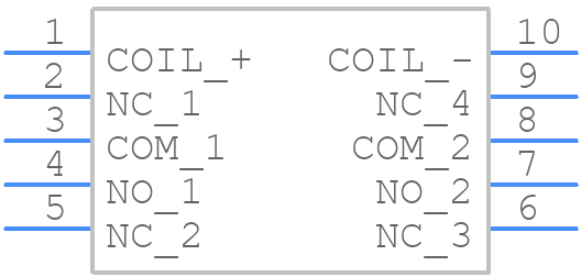 FP2-D3009 - TE Connectivity - PCB symbol