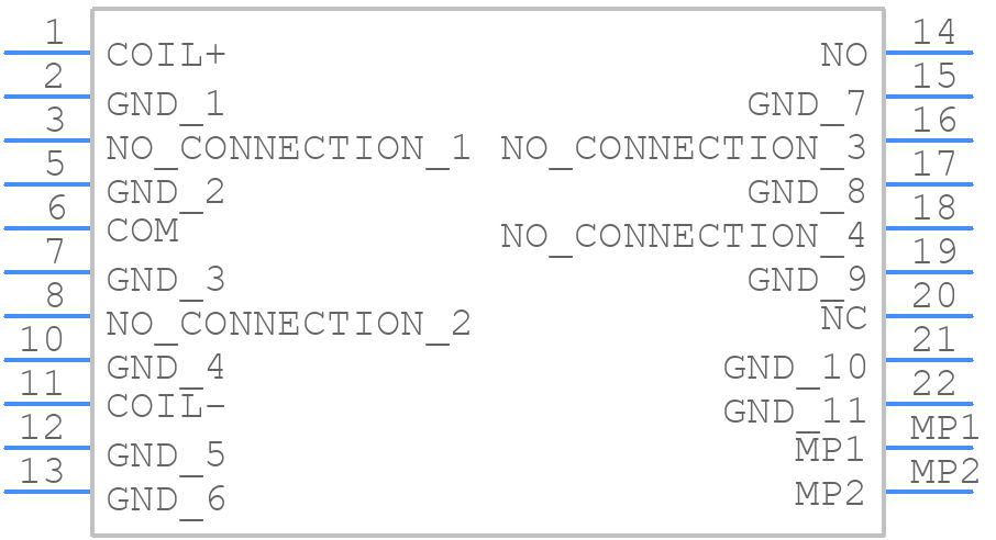 HF6 56 - TE Connectivity - PCB symbol