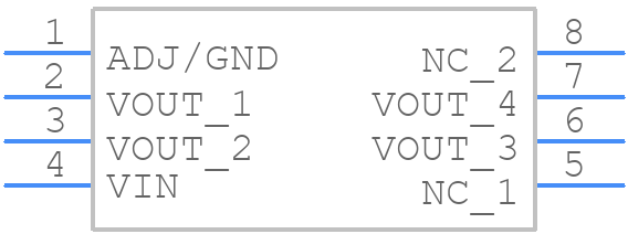 LD1117D33CTR - STMicroelectronics - PCB symbol