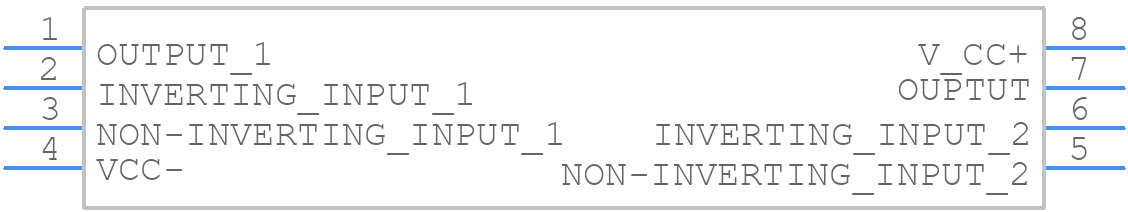 MC33172D - STMicroelectronics - PCB symbol