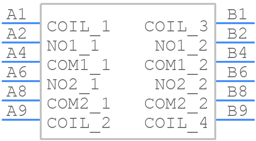 T92S7A12-240 - TE Connectivity - PCB symbol